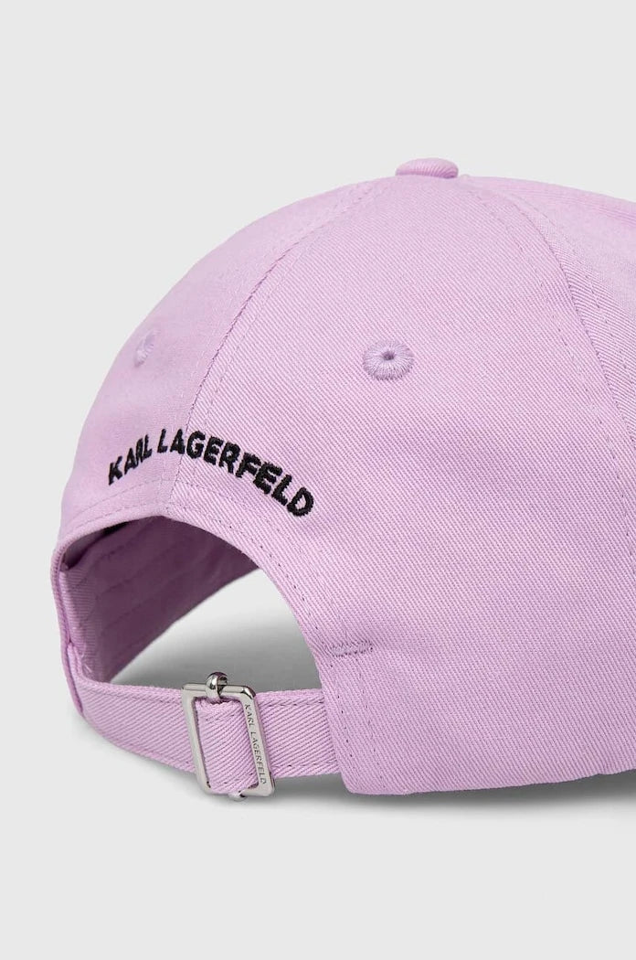 Karl Lagerfeld Pamuklu Vizörlü Şapka