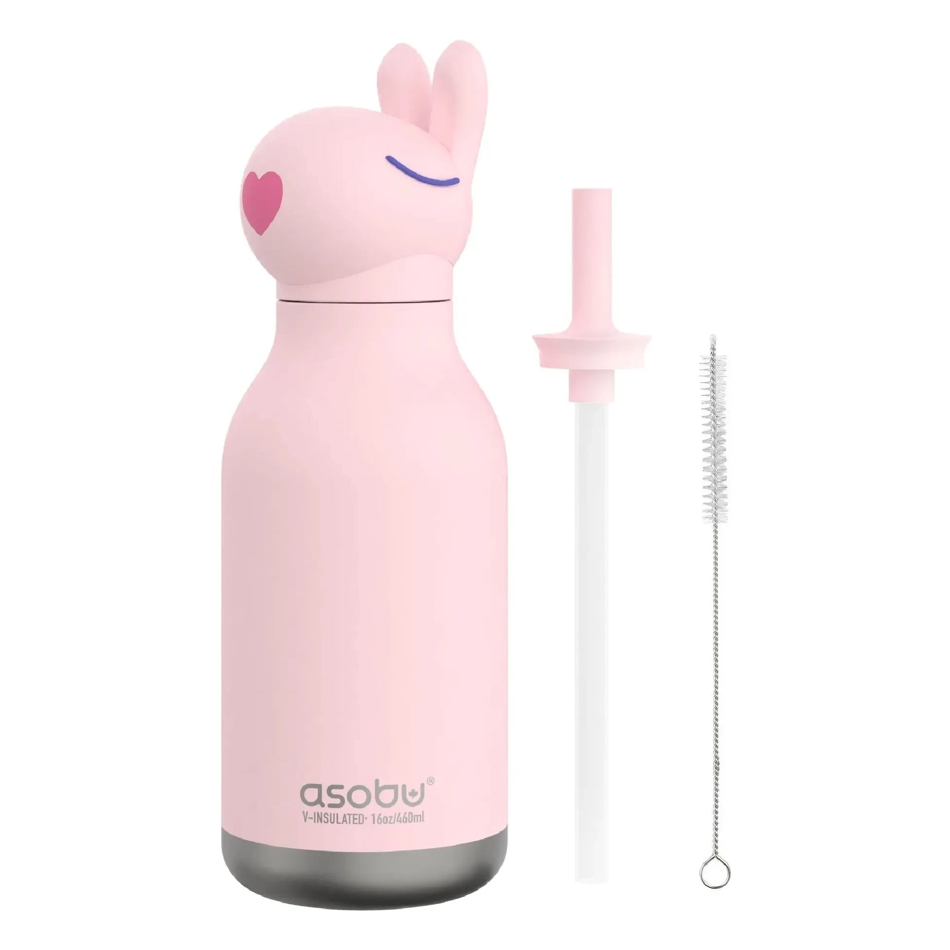 Asobu - Stainless steel bottle Rabbit | Pale Pink