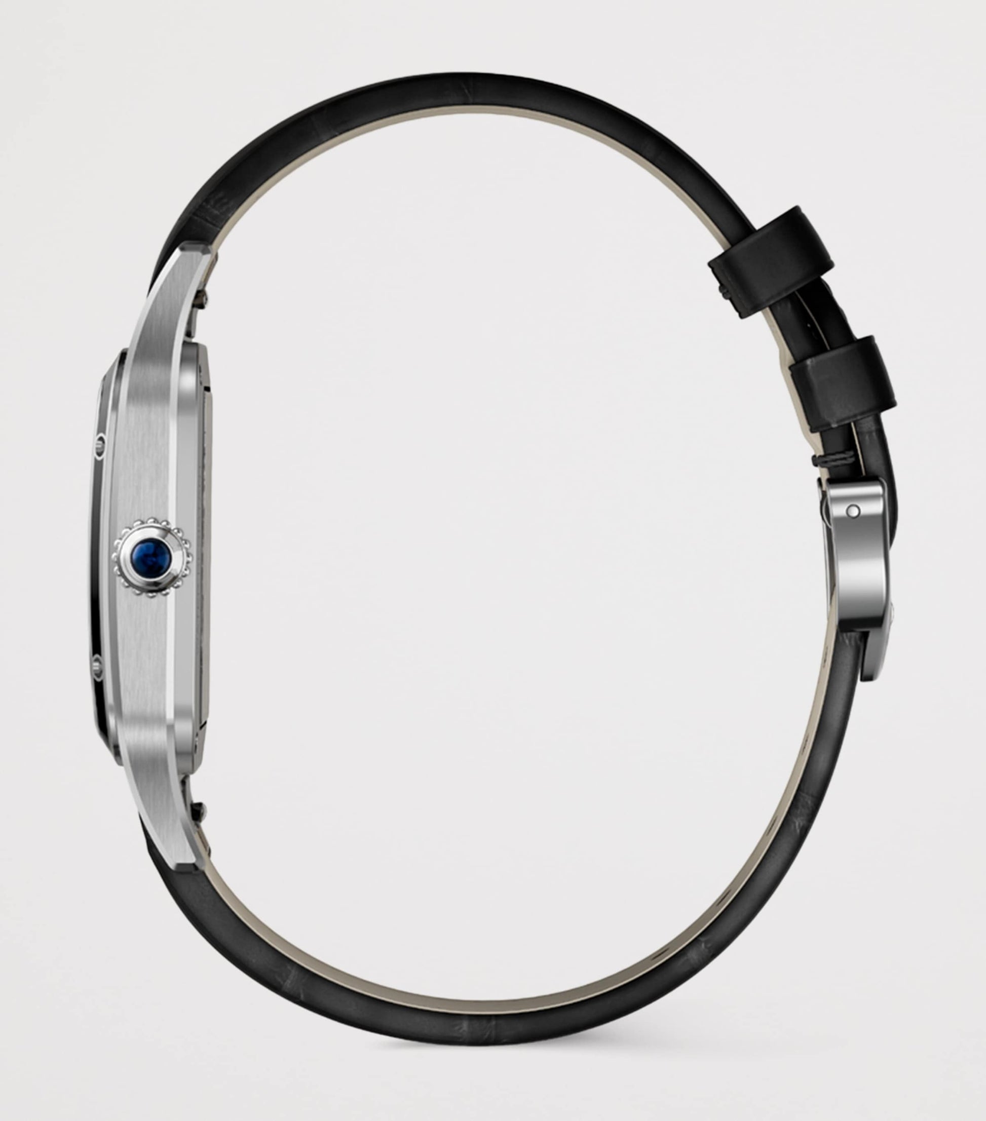 Large Steel Santos-Dumont Skeleton Watch 43.5mm