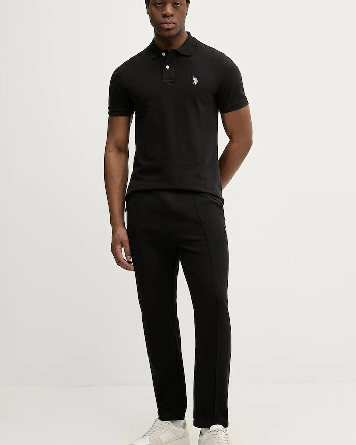 U.S. Polo Assn. erkek pamuklu INTERLOCK PINTUCK JOGGER spor pantolon