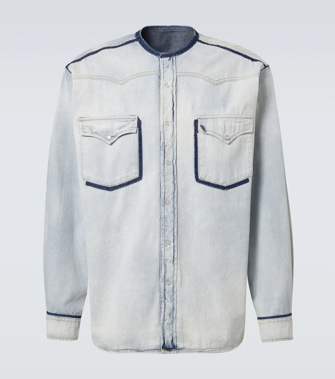 Maison Margiela - قميص جينز مزين