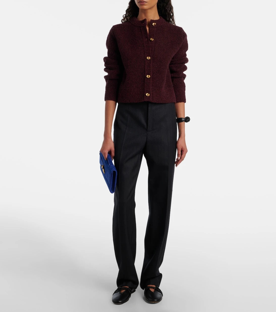 Bottega Veneta - Intrecciato suede clutch