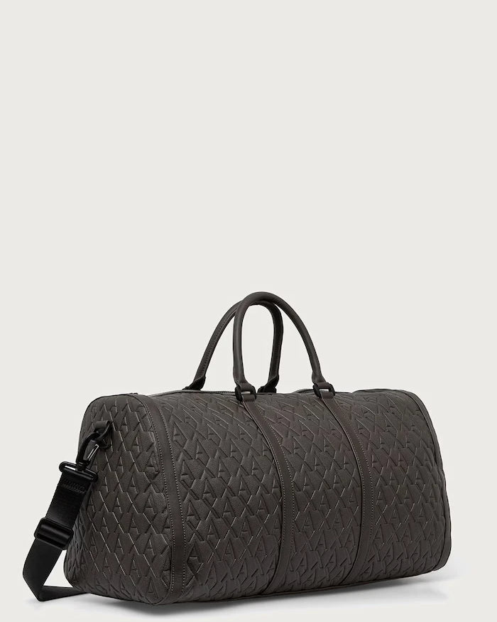 Armani Exchange erkek suni deri seyahat çantası