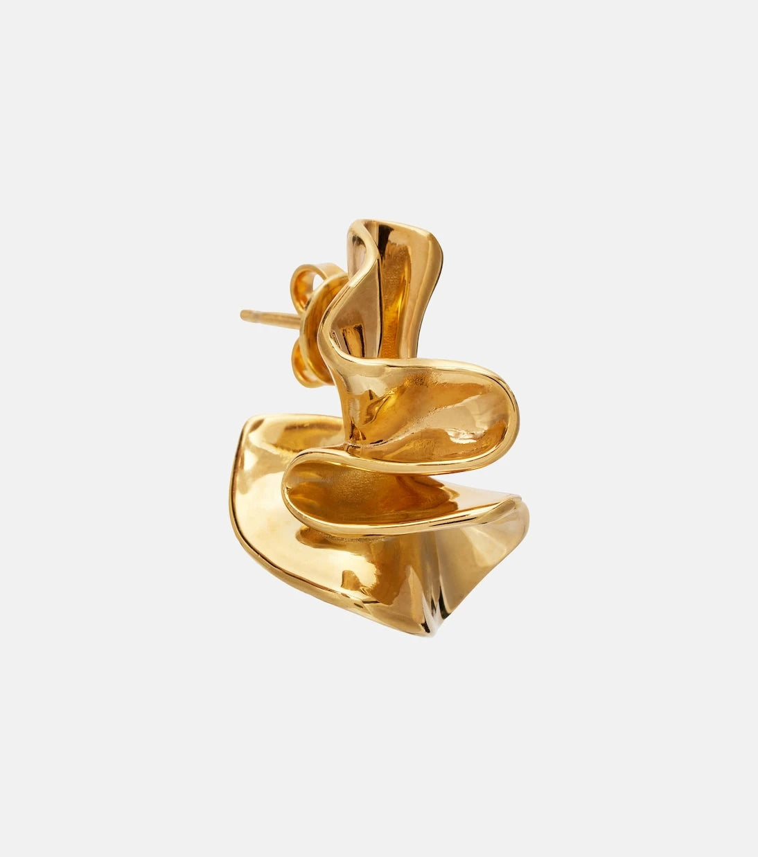 Bottega Veneta - Anemone Small gold-plated earrings