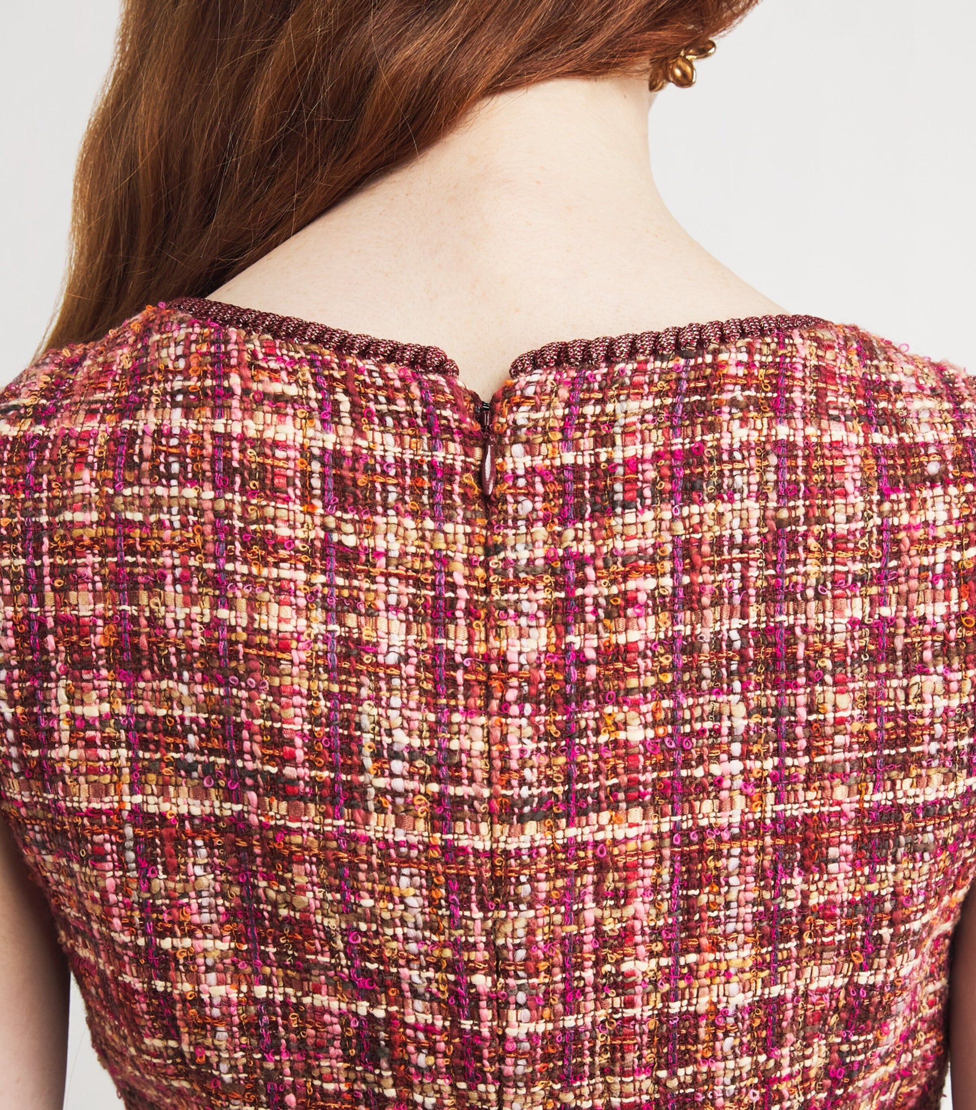 Tweed Tailored Midi Dress