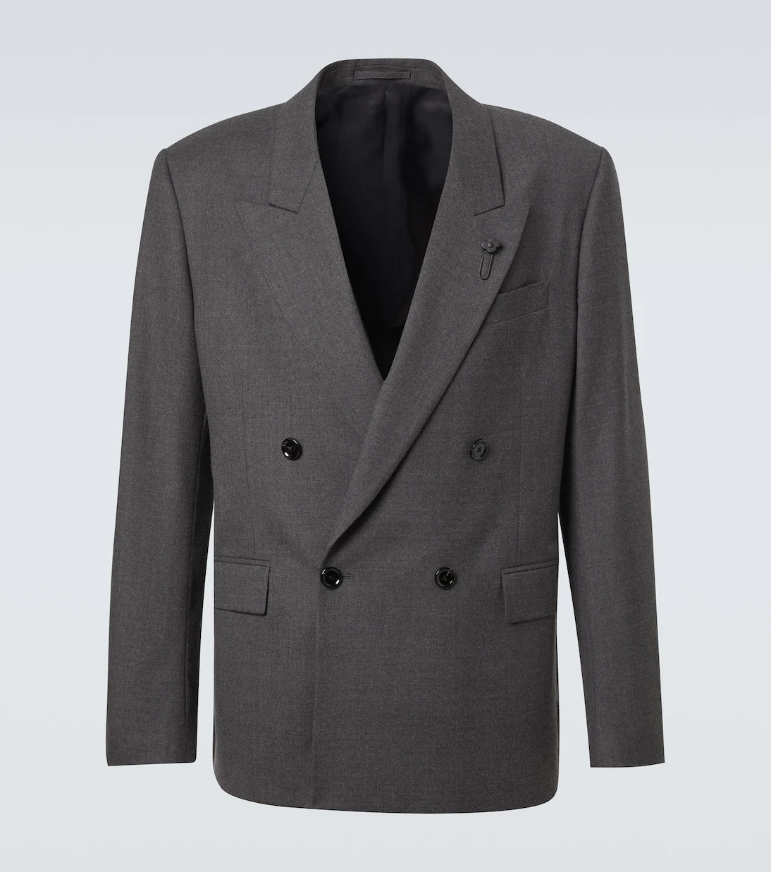 Lardini - Kruvaze yün blazer ceket