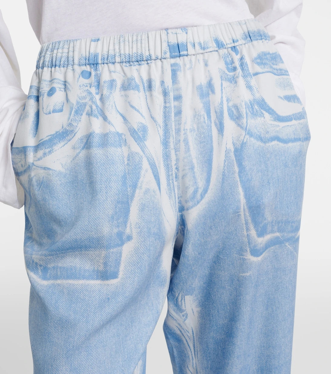Acne Studios - Printed wide-leg pants