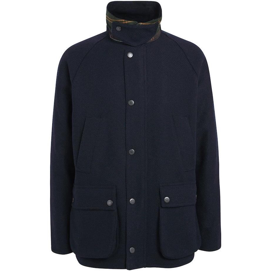 Navy Wool Bedale Jacket