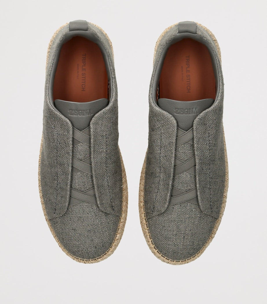 Canvas Triple Stitch Espadrilles