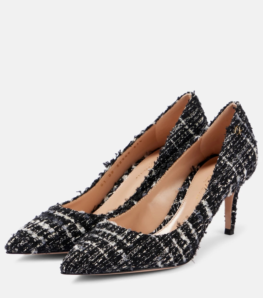 Gianvito Rossi - 70 bouclé pumps