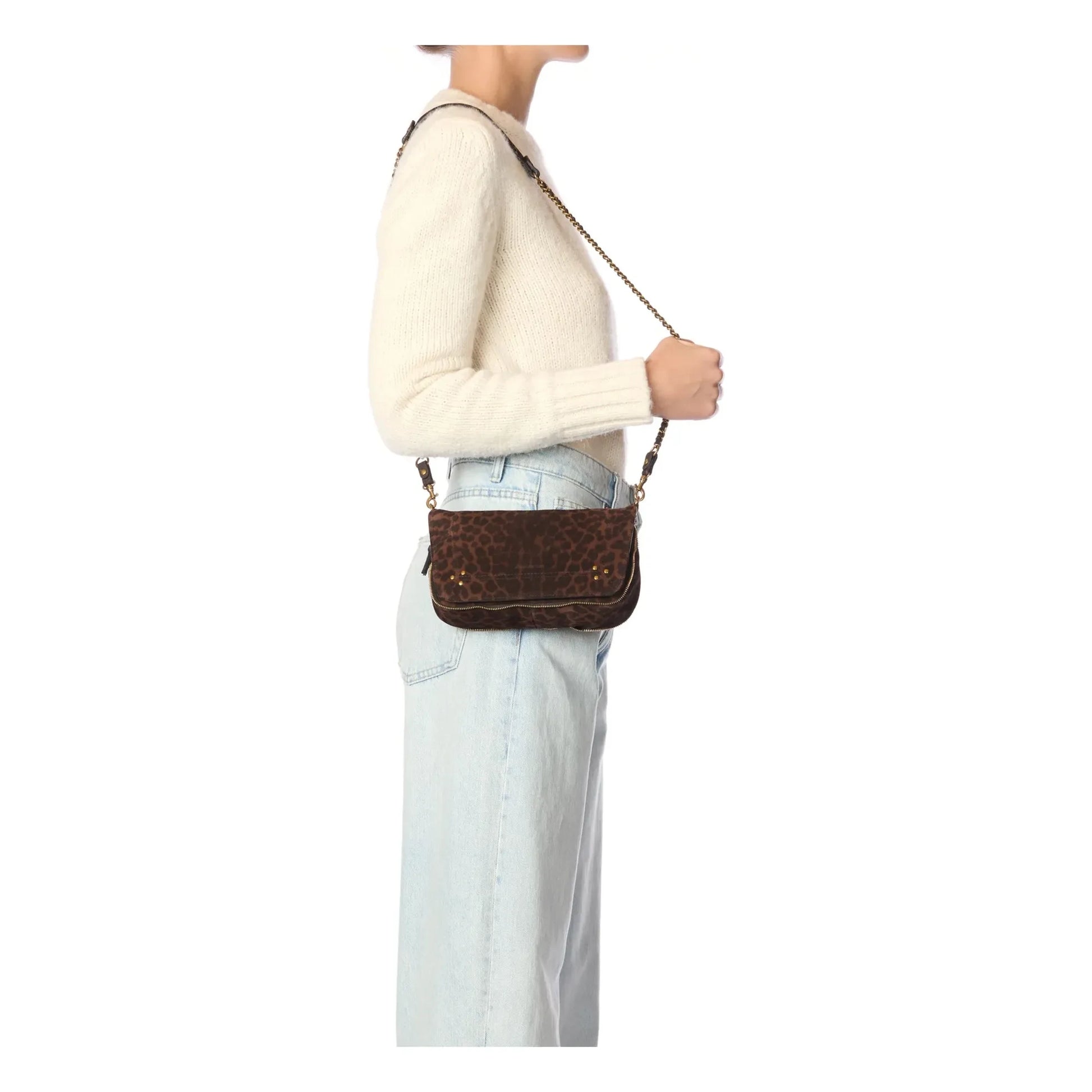 Jérôme Dreyfuss - Bobi S Leopard bag | Brown