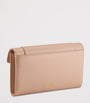 Beige Leather Serpenti Forever Long Wallet