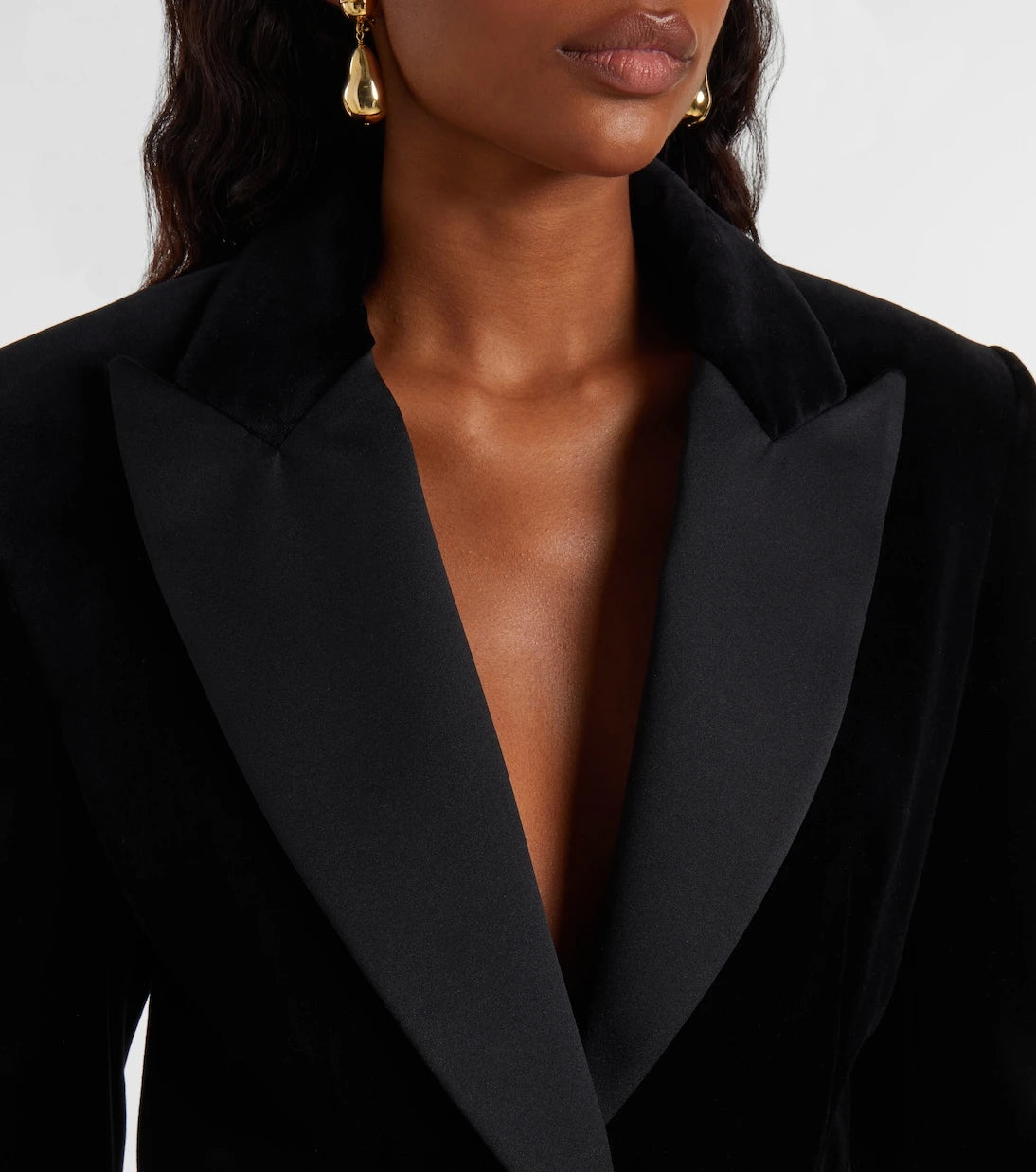 Costarellos - Cotton velvet blazer