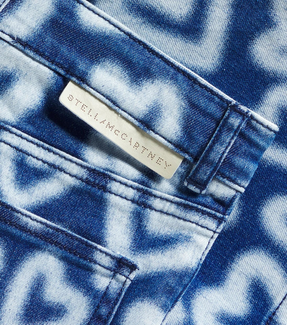 Stella McCartney Kids - Printed denim shorts