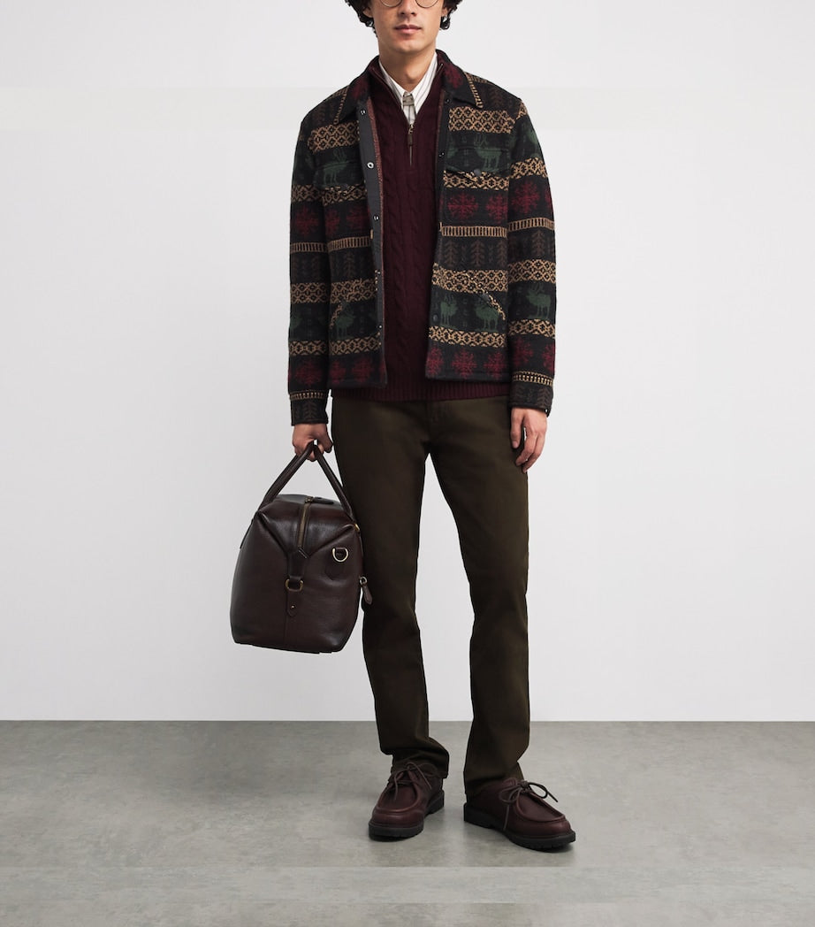 Alpaca-Wool Knitted Overshirt