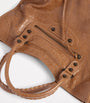Balenciaga Brown Medium Leather Le City Top-Handle Bag