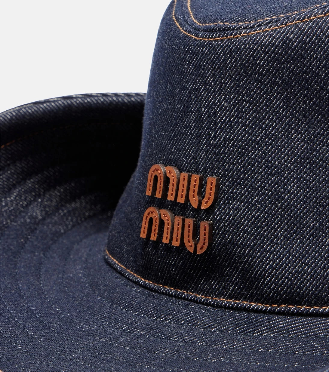 Miu Miu - Denim cowboy hat