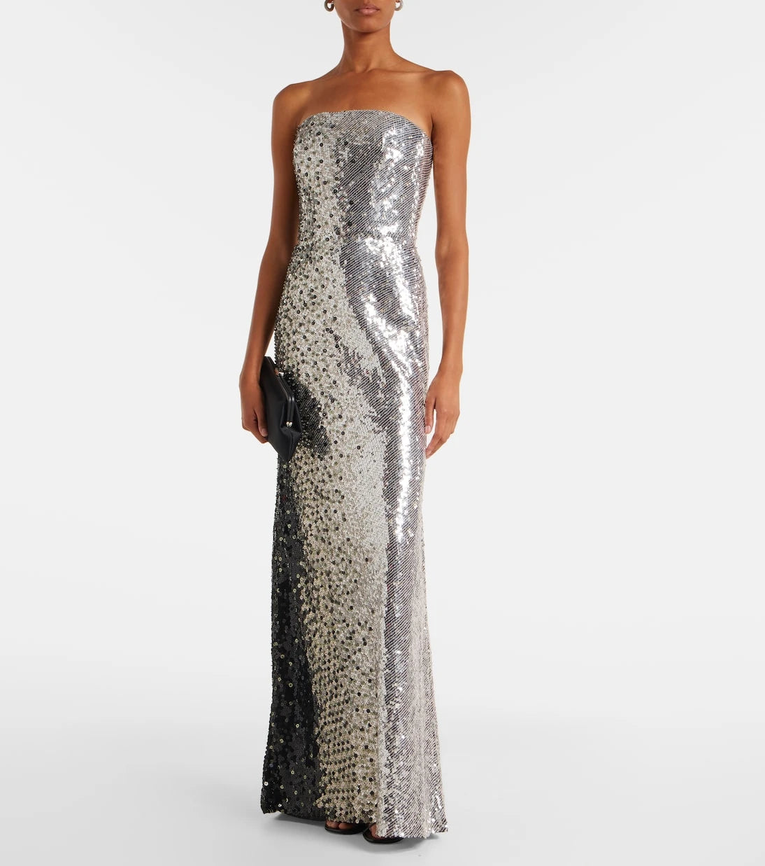 Jenny Packham - Caron sequined strapless gown