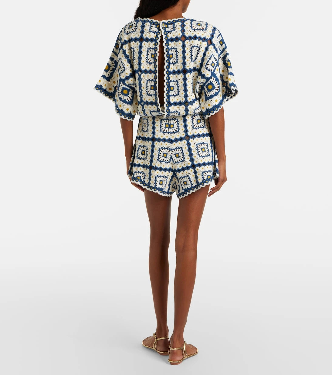 Alémais - Dolly crochet cotton romper