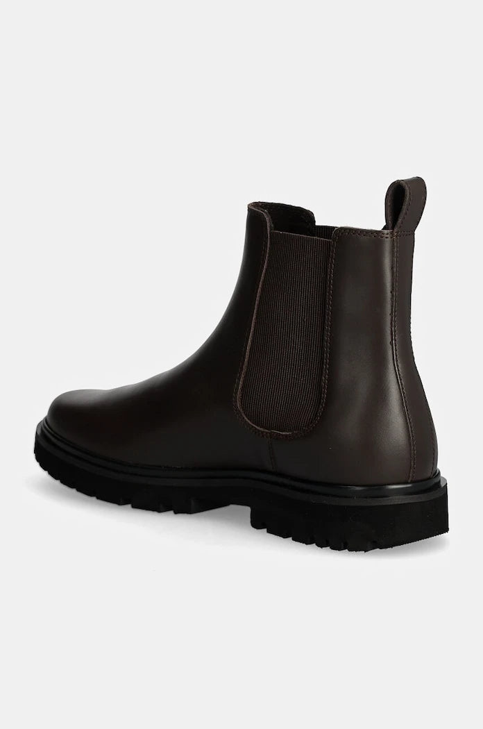 Кожени обувки Calvin Klein Jeans EVA BOOT MID CHELSEA UNIFORM DR