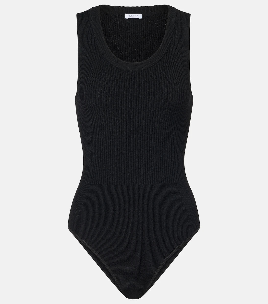 Alaïa - Ribbed-knit bodysuit