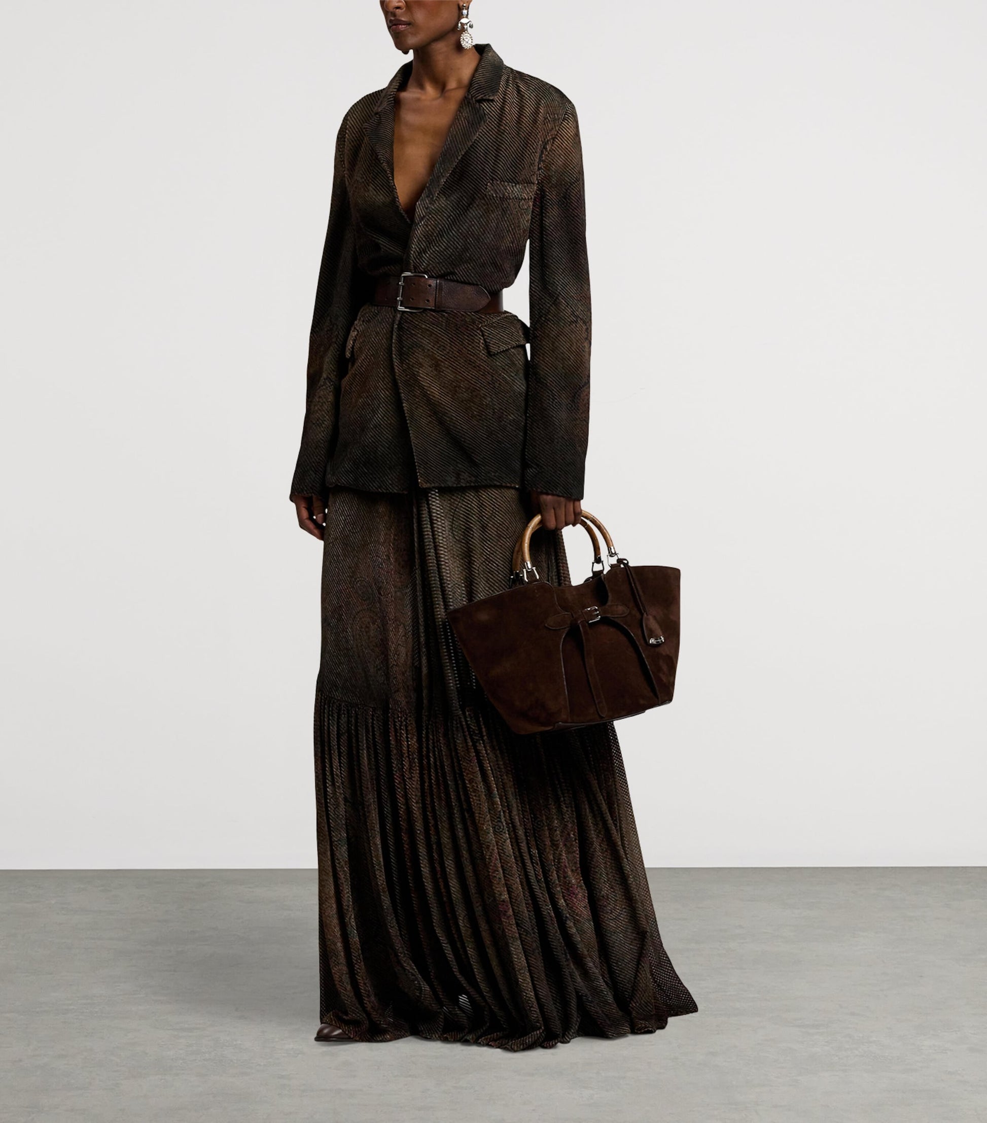 Velvet Devoré Carlita Maxi Skirt