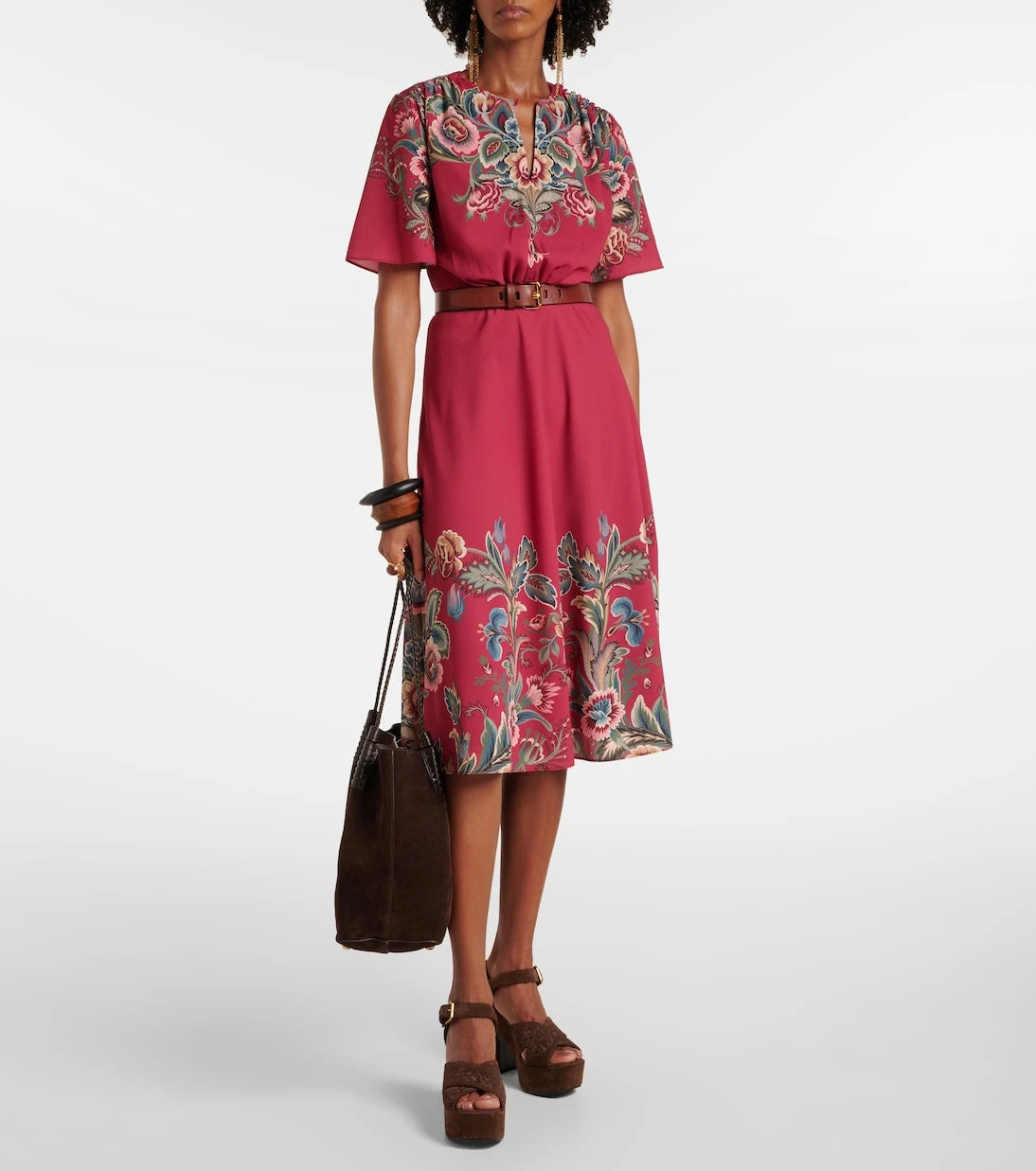 Etro - Paisley crêpe jersey maxi dress