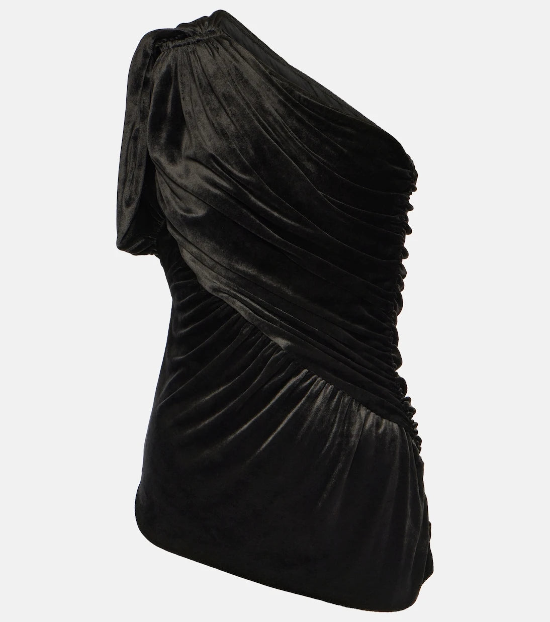 Rick Owens - Lilies Amira one-shoulder velvet top