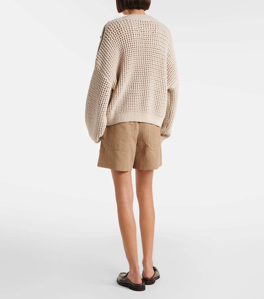 Brunello Cucinelli - Cotton and linen Bermuda shorts