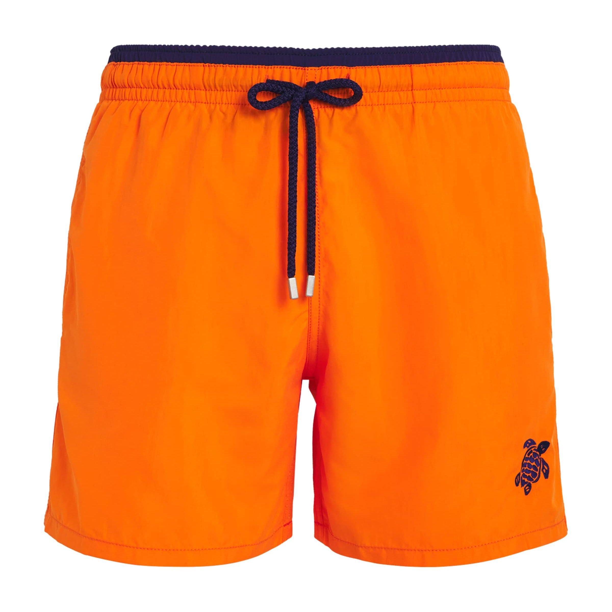 Embroidered Moka Swim Shorts