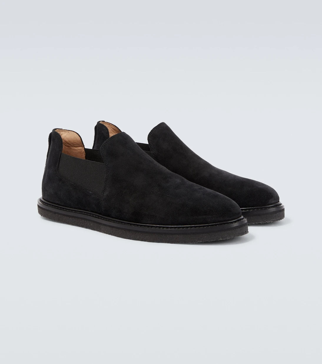The Row - Parker suede slip-on shoes