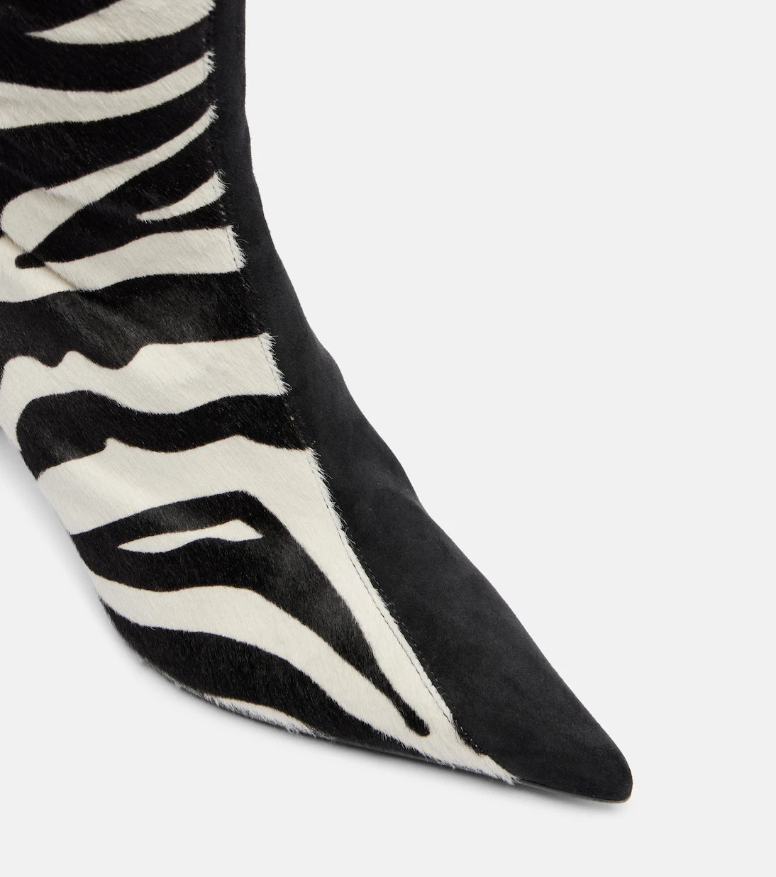 Khaite - Harvey 85 calf hair over-the-knee boots