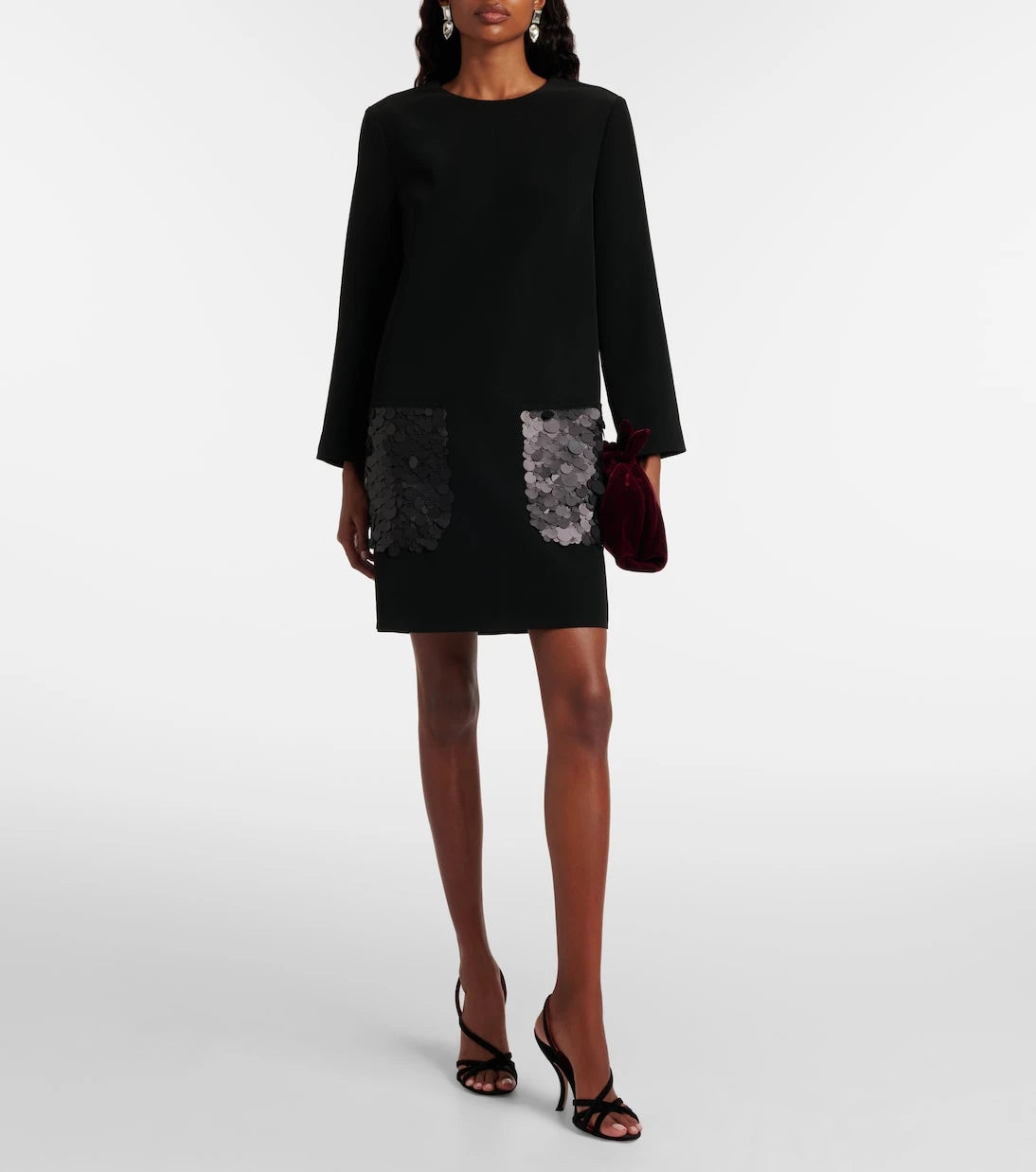 Joseph - Bixio sequined satin twill minidress