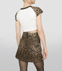 Multi Leopard Print Mini Skirt