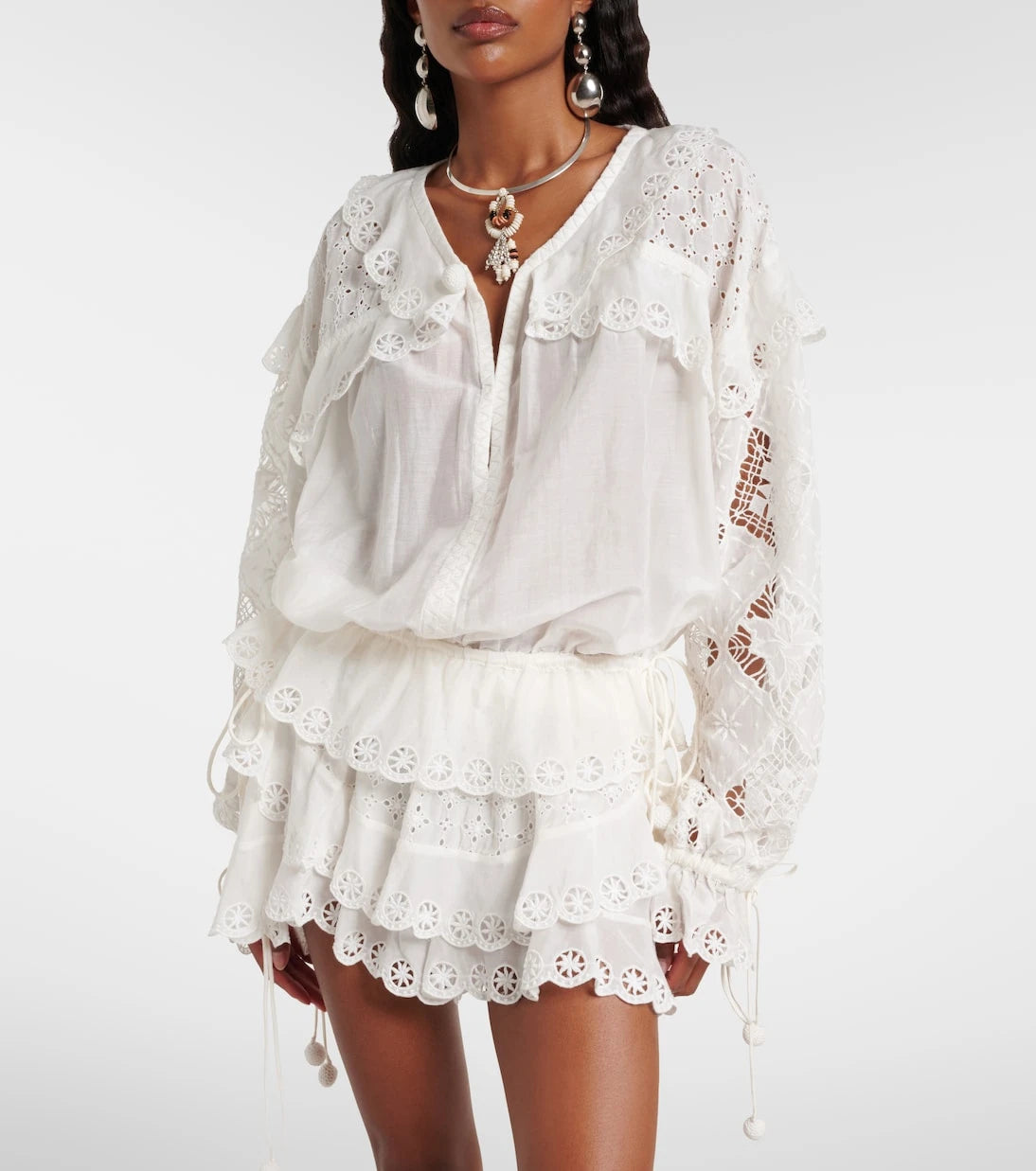 Isabel Marant - Nowana cotton and silk blouse