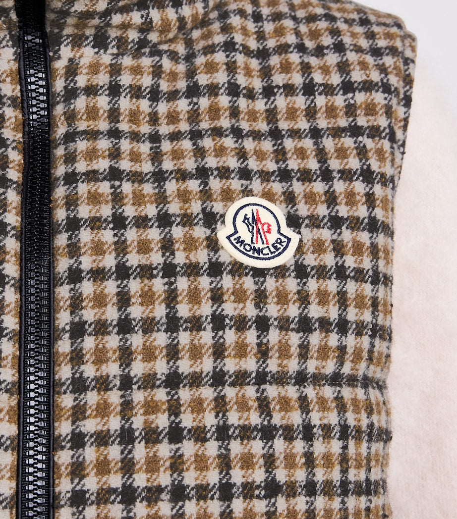 Moncler Black Wool-Blend Adaptable Touvet Gilet