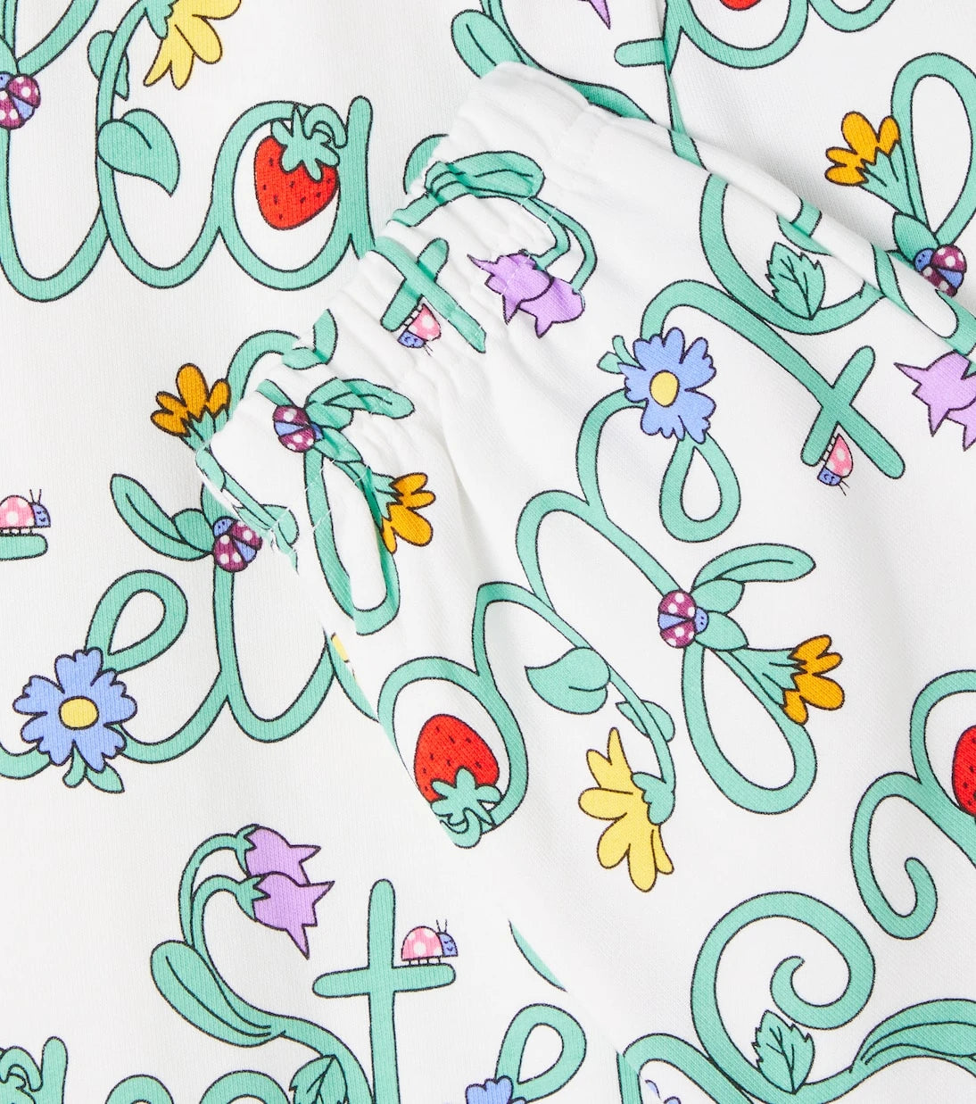 Stella McCartney Kids - بنطال رياضي قطني مطبوع