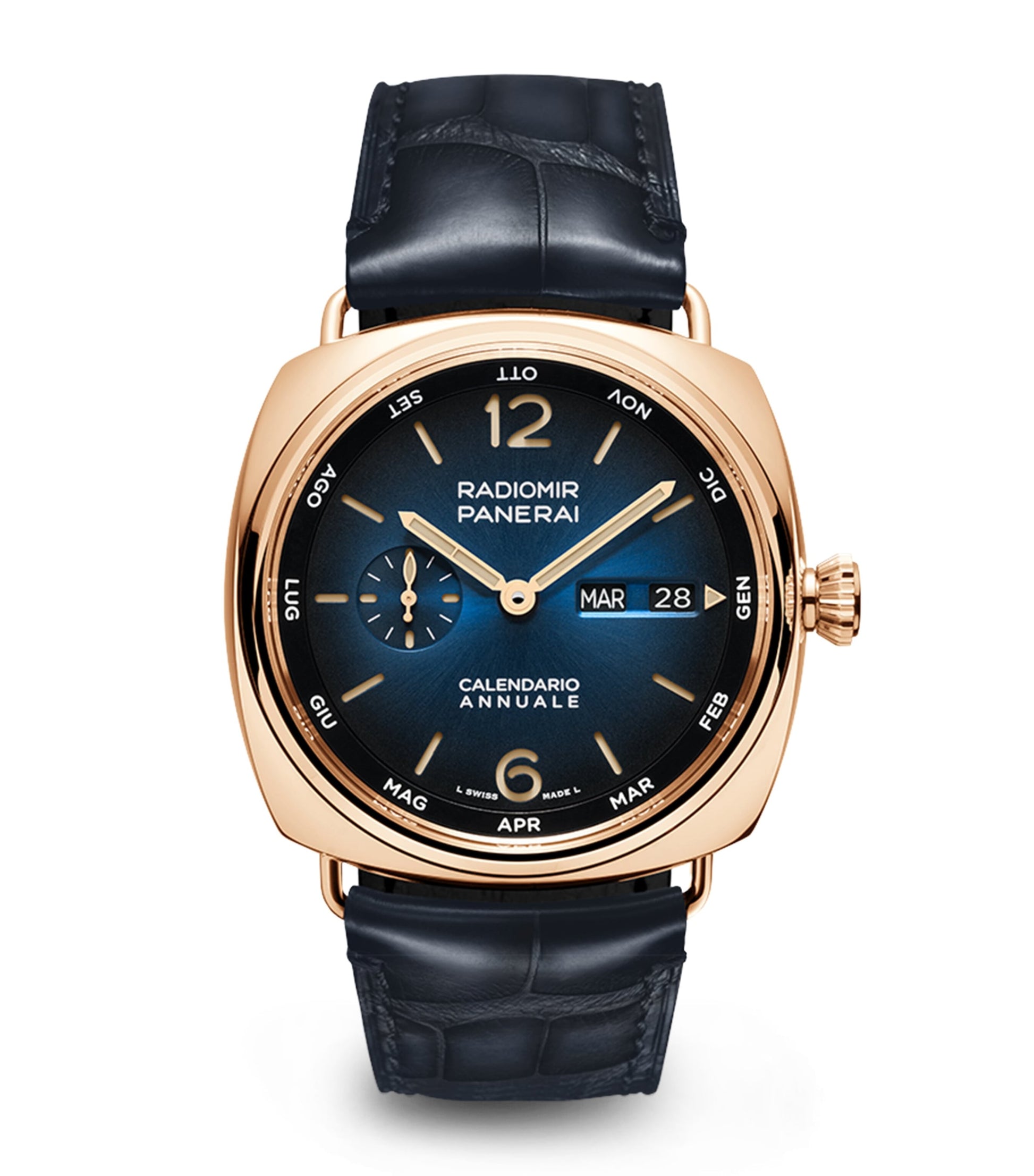 Rose Gold Radiomir Annual Calendar Watch 45mm