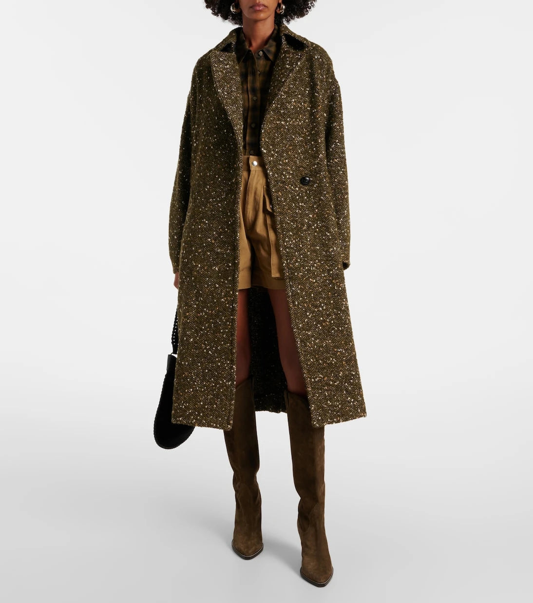 Marant Etoile - Horia wool-blend wrap coat