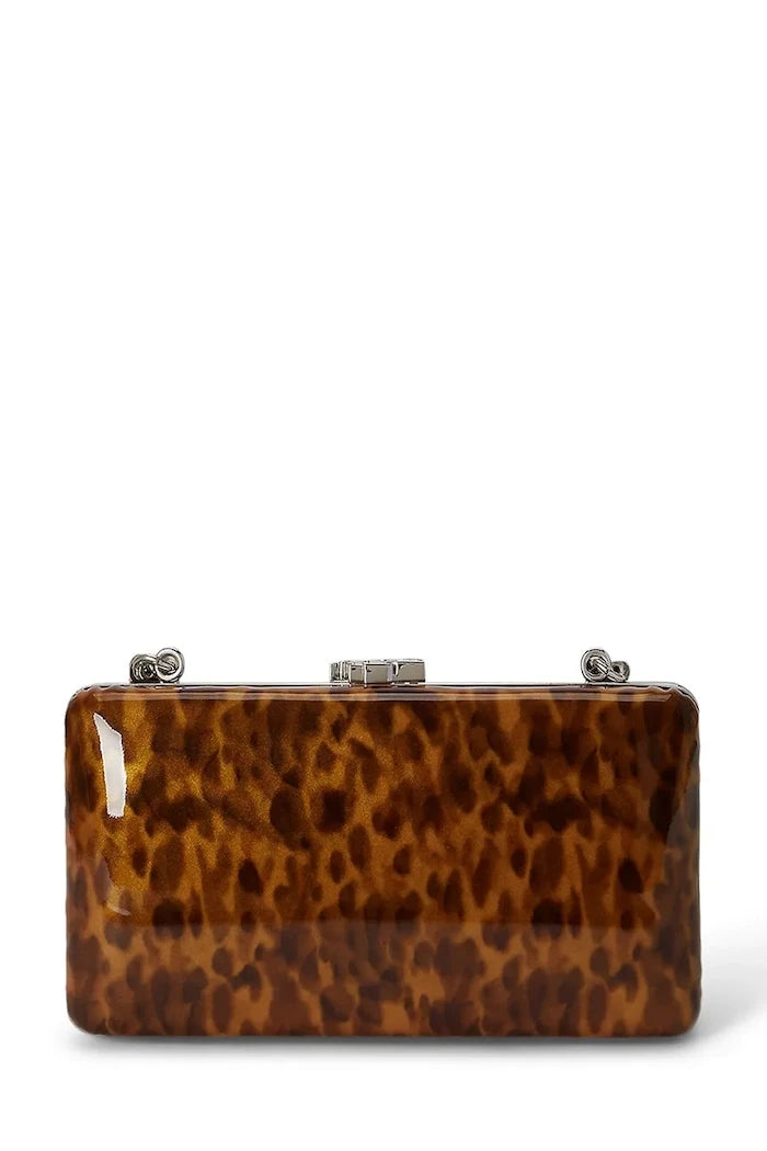 Lauren Ralph Lauren kadın deri clutch