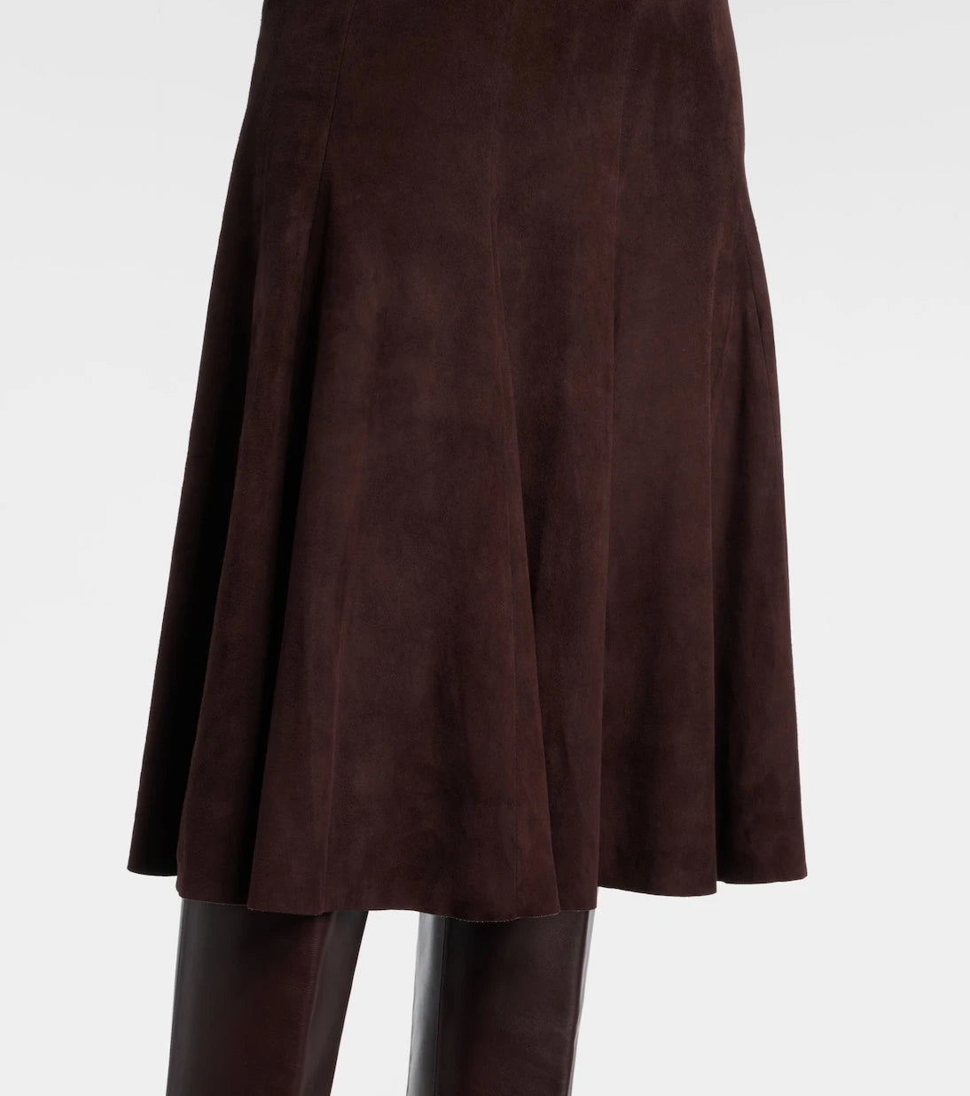 Stouls - Suede midi skirt