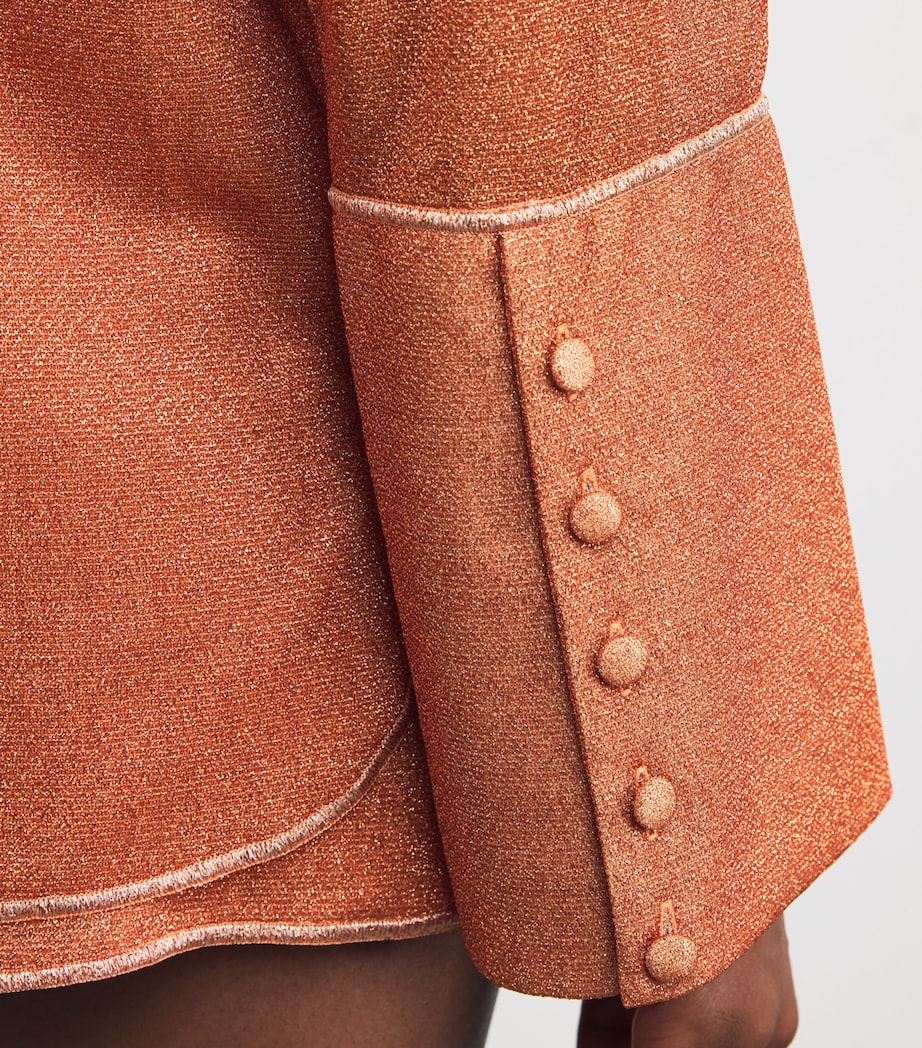 Oséree Orange Glazed Lumière Shirt