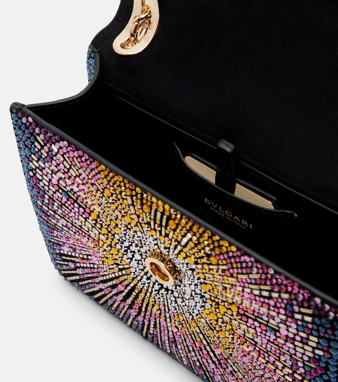 Bvlgari - Serpenti Forever Small suede crossbody bag