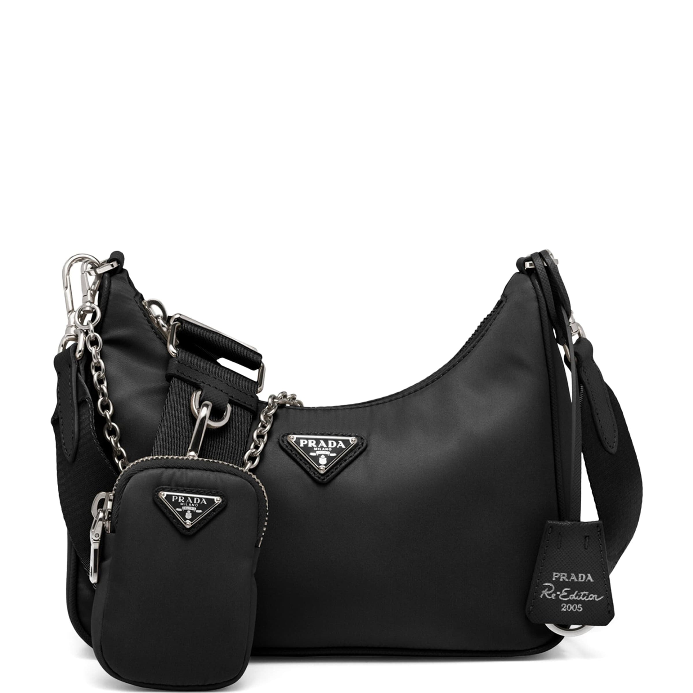 Prada Black Re-Nylon Re-Edition 2005 Shoulder Bag