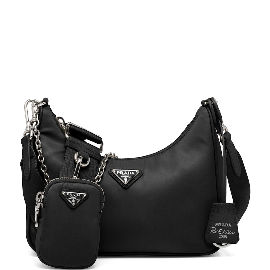 Prada Black Re-Nylon Re-Edition 2005 Shoulder Bag