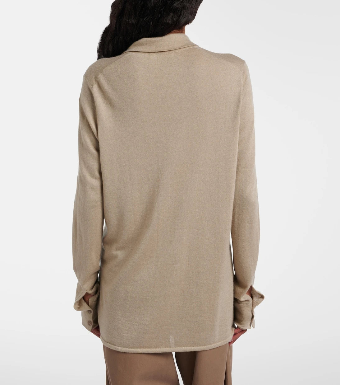 The Row - Ocari knitted cashmere and silk shirt