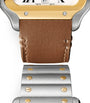 Stainless Steel and Yellow Gold Santos de Cartier Watch 39.8mm