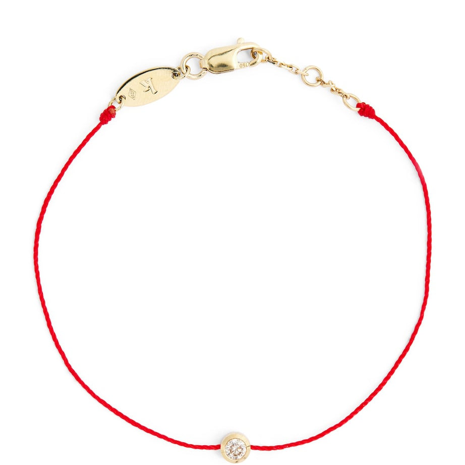 Yellow Gold and Diamond Pure Bracelet