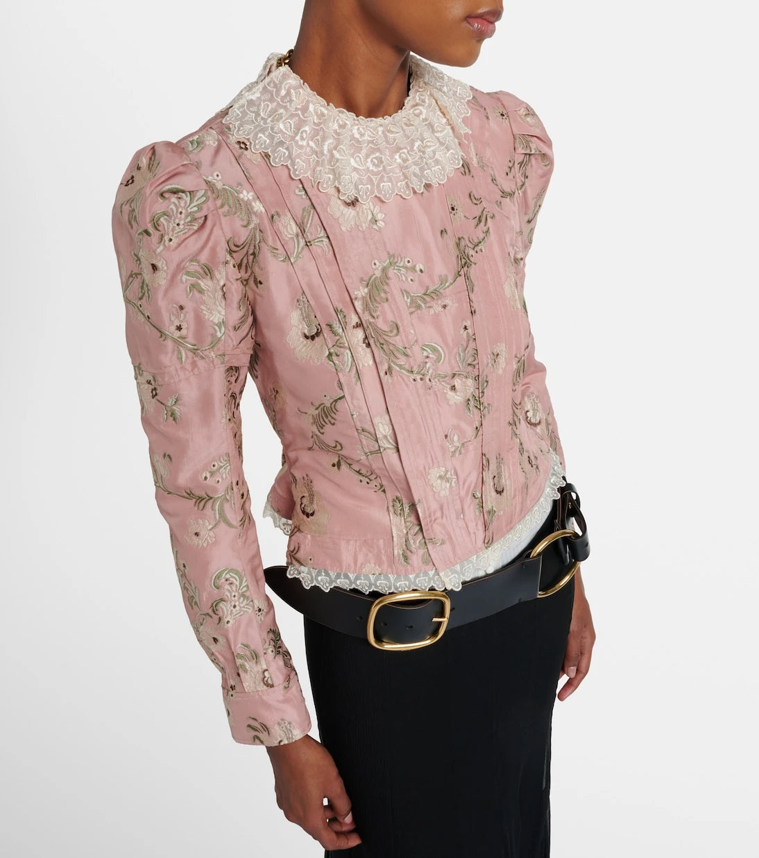 Chloé - Silk-blend taffeta jacquard jacket