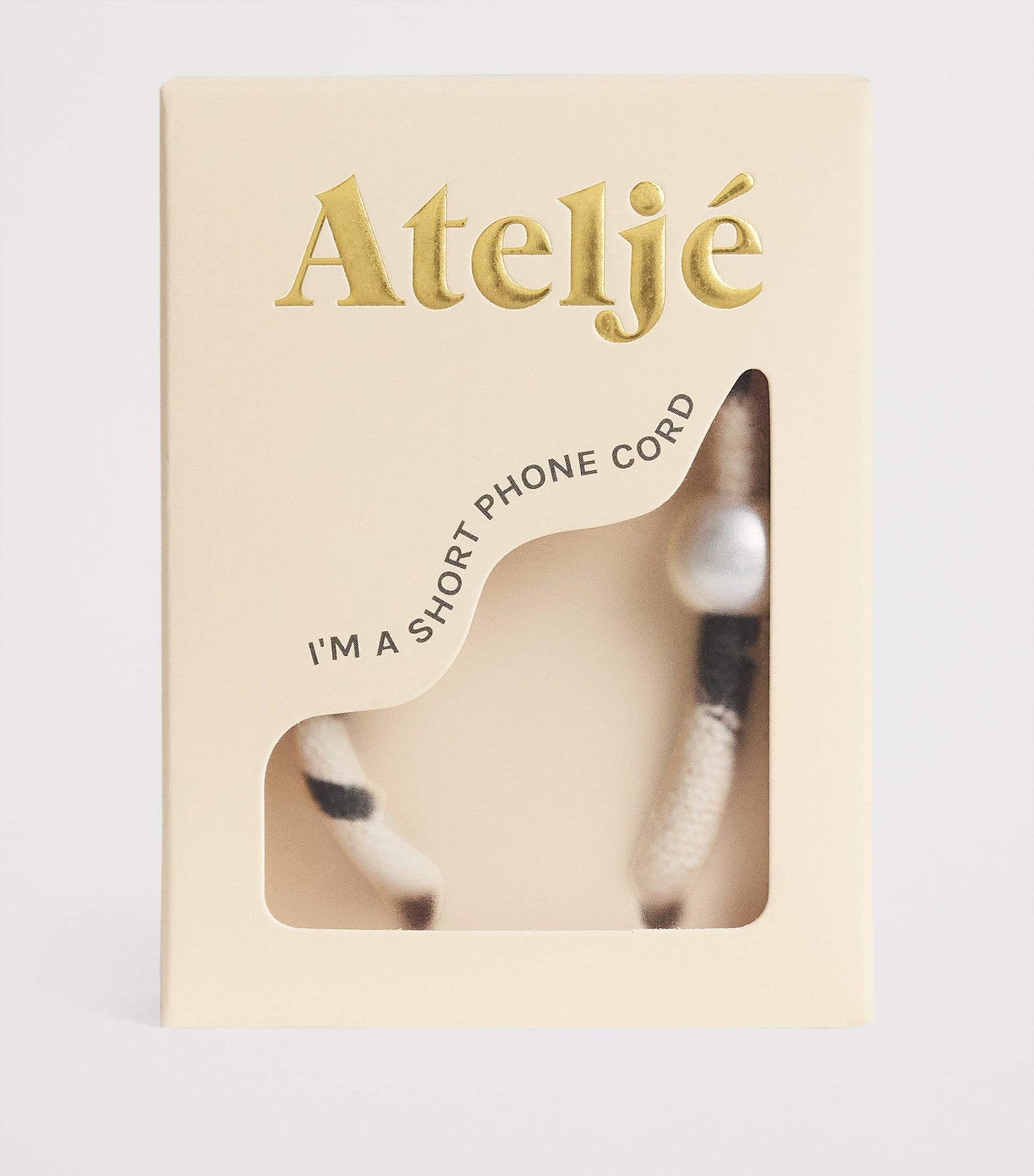 Short Posh Spice Phone Cord Pink